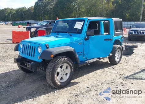 2017 Jeep Wrangler Unlimited Sport 4X4 from USA, damaged, VIN 1C4BJWDG1HL600018